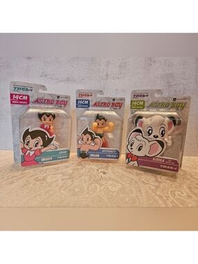 NEW Astroboy, Uran and Kimba  Tezuka Productions Collectibles Vinyl Figure 14 Cm